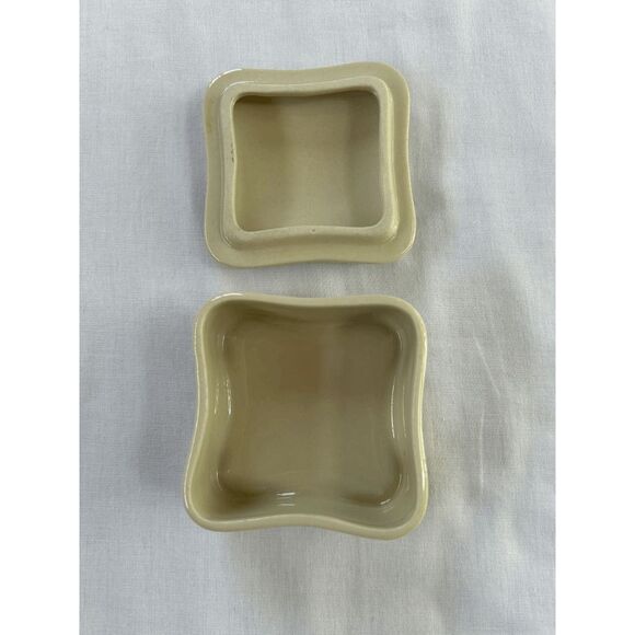 Takahashi Pottery San Francisco Trinket/Jewelry Box Small, Butterflies, Flowers - Picture 7 of 7